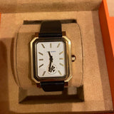 Tory Burch Robinson White Dial Black Leather Strap Watch for Women - TBW1504 Authentic Buy Shop Now