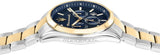 Maserati Attrazione Chronograph Blue Dial Two Tone Steel Strap Watch for Men - R8853151008 Authentic Buy Shop Now