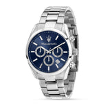 Maserati Attrazione Chronograph Blue Dial Silver Steel Strap Watch for Men - R8853151005 Authentic Buy Shop Now