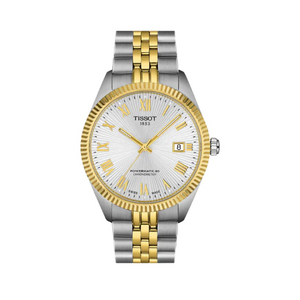 Tissot Ballade Powermatic 80 Cosc Silver Dial Two Tone Steel Strap Watch for Men - T156.408.22.033.00 Authentic Buy Shop Now