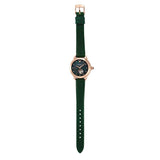 Emporio Armani Mia Meccanico Mother of Pearl Dial Green Leather Strap Watch for Women - AR60073 Authentic Buy Shop Now