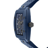 Philipp Plein The SKeleton Blue Dial Blue Silicone Strap Watch for Men - PWVBA0323 Authentic Buy Shop Now