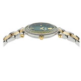 Versace Reve Analog Green Dial Two Tone Steel Strap Watch for Women - VE8B00524 Authentic Buy Shop Now