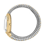Just Cavalli Glam Evo 4 White Dial Two Tone Steel Strap Watch for Women - JC1L209M0065 Authentic Buy Shop Now