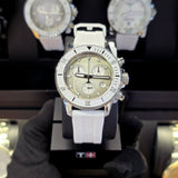 Tissot Seastar 1000 Chronograph Grey Dial White Rubber Strap Watch for Men - T120.217.17.011.00 Authentic Buy Shop Now