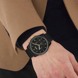 Hugo Boss Trace Chronograph Black Dial Black Leather Strap Watch for Men - 1514003 Authentic Buy Shop Now