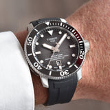 Tissot Seastar 2000 Professional Powermatic 80 Black Dial Black Rubber Strap Watch for Men - T120.607.17.441.00 Authentic Buy Shop Now
