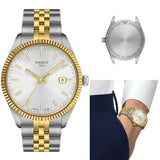 Tissot Ballade Quartz Silver Dial Two Tone Steel Strap Watch for Men - T156.410.22.031.00 Authentic Buy Shop Now