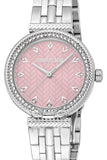 Just Cavalli Chiarezza Snake Core Pink Dial Silver Steel Strap Watch for Women - RC5L078M0015 Authentic Buy Shop Now