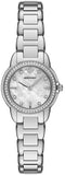 Emporio Armani Mia Mother of Pearl Dial Silver Steel Strap Watch for Women - AR11669 Authentic Buy Shop Now