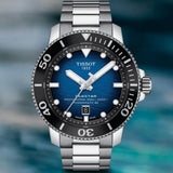 Tissot Seastar 2000 Professional Powermatic 80 Blue Dial Silver Steel Strap Watch for Men - T120.607.11.041.01 Authentic Buy Shop Now