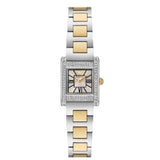 Emporio Armani Genni Crystals Silver Dial Two Tone Steel Strap Watch for Women - AR11704 Authentic Buy Shop Now