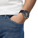 Tissot Seastar 2000 Professional Powermatic 80 Black Dial Black Rubber Strap Watch for Men - T120.607.17.441.00 Authentic Buy Shop Now