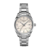 Tissot PR 100 Diamonds Mother of Pearl Dial Silver Steel Strap Watch for Women - T150.210.11.116.00 Authentic Buy Shop Now