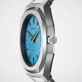 D1 Milano Ultra Thin Blue Dial Silver Steel Strap Watch for Women - D1-UTBL17 Authentic Buy Shop Now