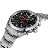 Tissot PR 100 Vuelta Chronograph Black Dial Silver Steel Strap Watch for Men - T150.417.11.051.01 Authentic Buy Shop Now