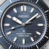 Seiko Prospex Polygonal Divers Automatic Blue Dial Silver Steel Strap Watch for Men - SPB483J1 Authentic Buy Shop Now