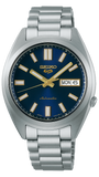 Seiko 5 Sports Automatic Blue Dial Silver Steel Strap Watch for Men - SRPL55K1 Authentic Buy Shop Now