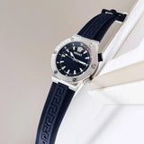 Versace Greca Diver Quartz Blue Dial Blue Rubber Strap Watch for Men - VE8G00124 Authentic Buy Shop Now