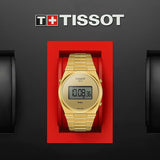 Tissot PRX Digital Quartz Gold Dial Gold Steel Strap Watch for Men - T137.463.33.020.00 Authentic Buy Shop Now