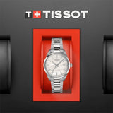 Tissot PR 100 Diamonds Mother of Pearl Dial Silver Steel Strap Watch for Women - T150.210.11.116.00 Authentic Buy Shop Now