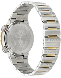Versace Greca Logo Diver Quartz Green Dial Two Tone Steel Strap Watch for Men - VE8G00524 Authentic Buy Shop Now