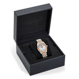 Versace V-Code Analog White Dial Two Tone Steel Strap Watch for Women - VE8I00624 Authentic Buy Shop Now