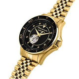 Maserati SFIDA Special Edition Automatic Black Dial Gold Steel Strap Watch for Men - R8823140012 Authentic Buy Shop Now
