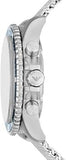 Emporio Armani Diver Chronograph Blue Dial Silver Mesh Strap Watch for Men - AR11587 Authentic Buy Shop Now