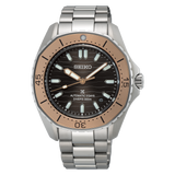 Seiko Prospex Polygonal Sea Diver Automatic Black Dial Silver Steel Strap Watch for Men - SPB485J1 Authentic Buy Shop Now