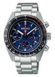 Seiko Prospex Speedtimer Solar Chronograph Blue Dial Silver Steel Strap Watch for Men - SSC815 Authentic Buy Shop Now