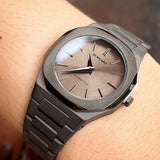 D1 Milano Ultra Thin Grey Dial Grey Steel Strap Watch for Women - D1-UTBL32 Authentic Buy Shop Now