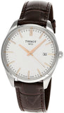Tissot PR 100 Quartz Silver Dial Black Leather Strap Watch for Men - T150.410.16.031.00 Authentic Buy Shop Now