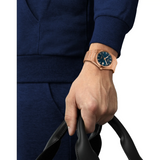Tissot PRX Powermatic 80 Blue Dial Rose Gold Steel Strap Watch for Men - T137.407.33.041.00 Authentic Buy Shop Now