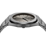 D1 Milano Ultra Thin Anthracite Gray Dial Gray Steel Strap Watch for Men - D1-UTBJ22 Authentic Buy Shop Now