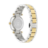 Versace Reve Analog White Dial Two Tone Steel Strap Watch for Women - VE8B00724 Authentic Buy Shop Now