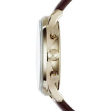 Emporio Armani Retro Chronograph Brown Dial Brown Leather Strap Watch for Men - AR1755 Authentic Buy Shop Now