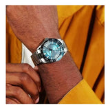 Hugo Boss Runner 3H Green Dial Silver Steel Strap Watch for Men - 1514208 Authentic Buy Shop Now