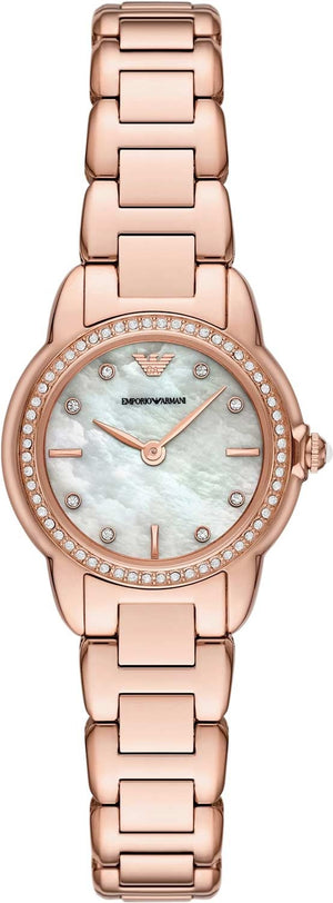 Emporio Armani Mia Mother of Pearl Dial Rose Gold Steel Strap Watch for Women - AR11671 Authentic Buy Shop Now
