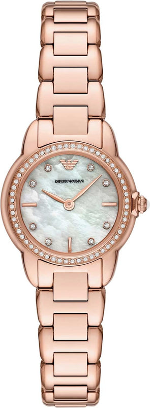 Emporio Armani Mia Mother of Pearl Dial Rose Gold Steel Strap Watch for Women - AR11671 Authentic Buy Shop Now