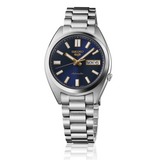 Seiko 5 Sports Automatic Blue Dial Silver Steel Strap Watch for Men - SRPL55K1 Authentic Buy Shop Now
