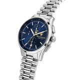 Maserati Sorpasso Chronograph Blue Dial Silver Steel Strap Watch for Men - R8873624004 Authentic Buy Shop Now