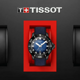 Tissot Seastar 2000 Professional Powermatic 80 Blue Dial Blue Nylon Strap Watch for Men - T120.607.37.041.00 Authentic Buy Shop Now