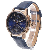 Maserati Sorpasso Chronograph Blue Dial Blue Leather Strap Watch for Men - R8871624009 Authentic Buy Shop Now