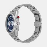 Emporio Armani Racer Chronograph Blue Dial Silver Steel Strap Watch for Men - AR11676 Authentic Buy Shop Now