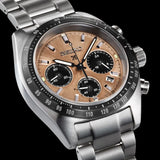 Seiko Solar Prospex Diver Speedtimer Chronograph Limited Edition Brown Dial Silver Steel Strap Watch for Men - SSC951 Authentic Buy Shop Now