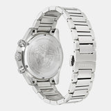 Versace Greca Dome Chronograph Blue Dial Silver Steel Strap Watch for Men - VE6K00323 Authentic Buy Shop Now