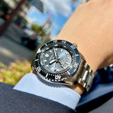 Seiko Prospex Diver Scuba Automatic Blue Dial Silver Steel Strap Watch for Men - SBEJ021 Authentic Buy Shop Now