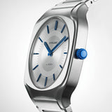 D1 Milano Square Silver Dial Silver Steel Strap Watch for Men - D1-SQBJ01 Authentic Buy Shop Now