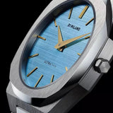 D1 Milano Ultra Thin Blue Dial Silver Steel Strap Watch for Women - D1-UTBL17 Authentic Buy Shop Now